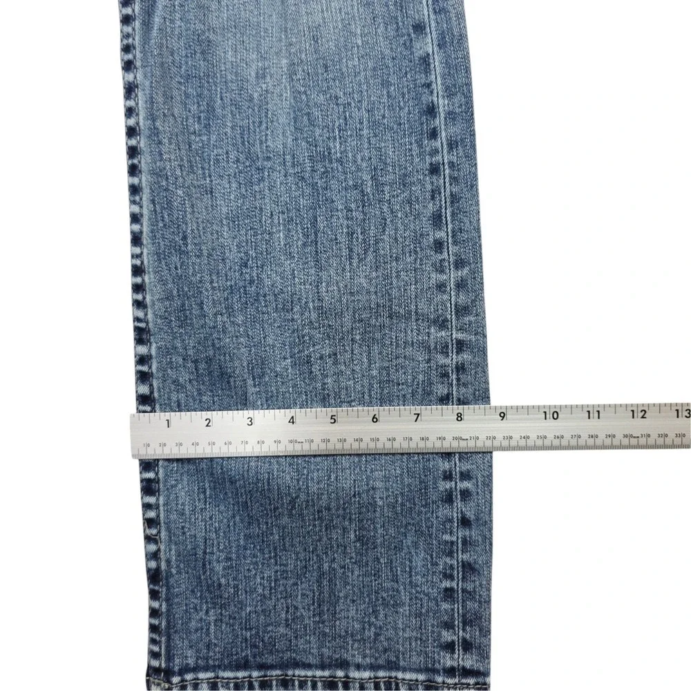 BKE Aiden Straight Leg Distressed Jeans Mens 30x34 Medium Wash Denim